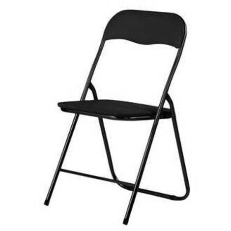 SEDIA PIEGHEVOLE POLO NERO/NERO - 6 pezzi
