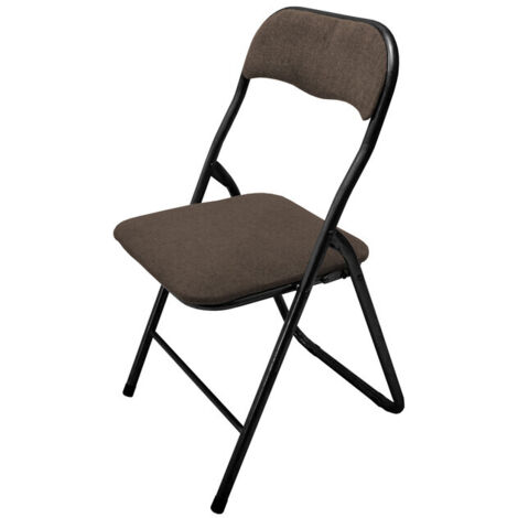SEDIA PIEGHEVOLE POLO TESSUTO MARRONE 25- 6,0 pz