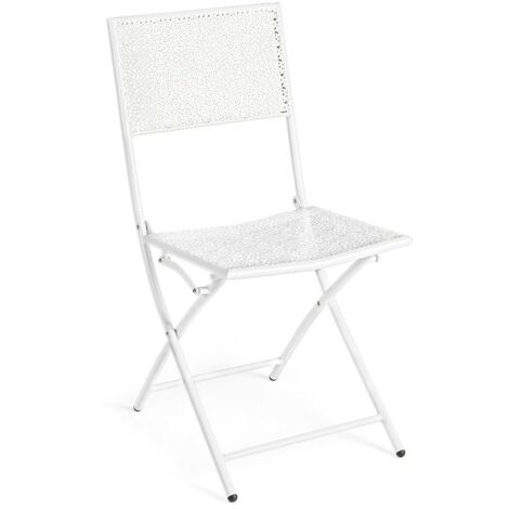Sedia Pieghevole Wendy Colore Bianco Bizzotto