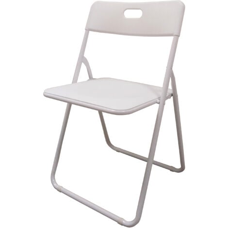 SEDIA PIEGHEVOLE WILI 44X45XH77CM BIANCA IN PP