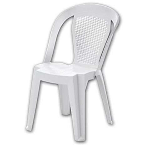 Sedia poltrona da giardino Sofia Bistrot colore bianco Dimaplast