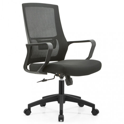 Sedia poltrona da ufficio con ruote ed altezza regolabile schienale traspirante Ergonomik