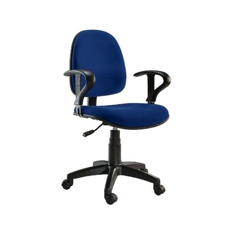 Sedia / Poltrona da ufficio / scrivania con braccioli - Mod. Dattilo BLU