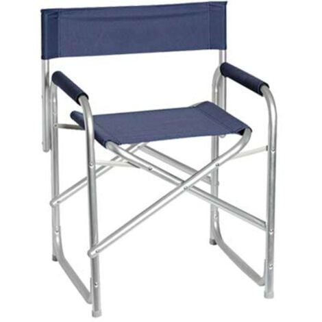 SEDIA REGISTA DOMUS - ALLUMINIO/POLY BLU CM 56X46 H.CM 80 - 1 pezzo