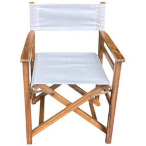 Sedia regista legno bianco