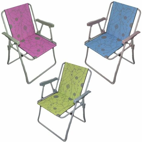 Sedia regista richiudibile per relax da mare spiaggia giardino piscina tessuto in cotone - colorigenerali: VIOLA