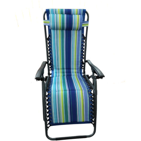 SEDIA RELAX MULTIRIGHE IMBOTTITA (162/175X65X112)
