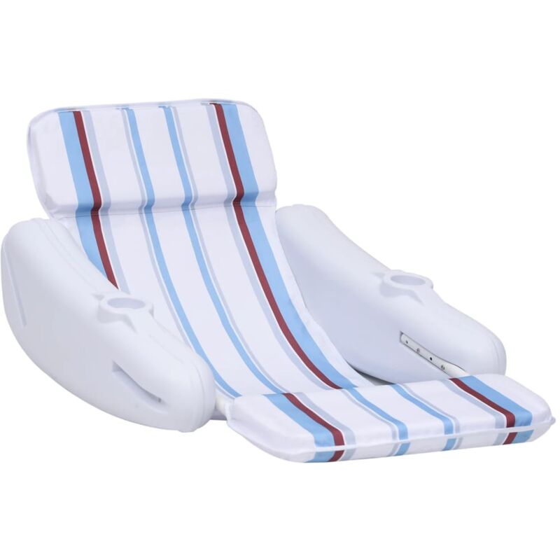 Sedia relax,Poltrona da salotto Galleggiante per Piscina -EBV60235 - Bianco