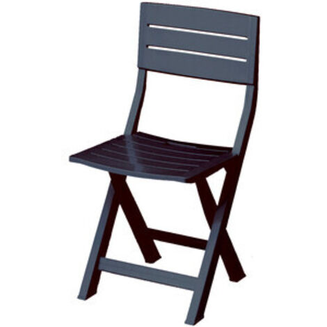 SEDIA RESINA GILDA PIEGHEVOLE ANTRACITE- 4,0 pz