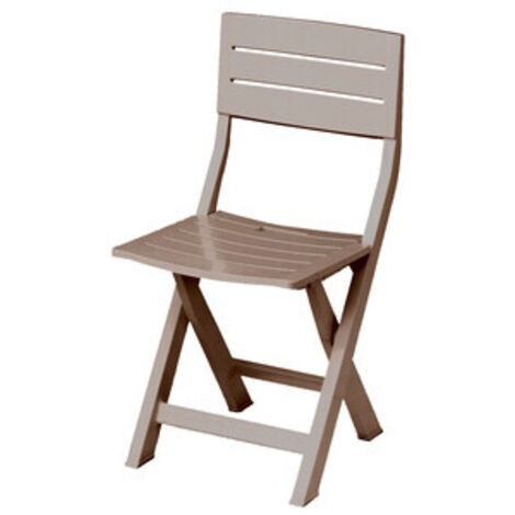 SEDIA RESINA GILDA PIEGHEVOLE TORTORA- 4,0 pz