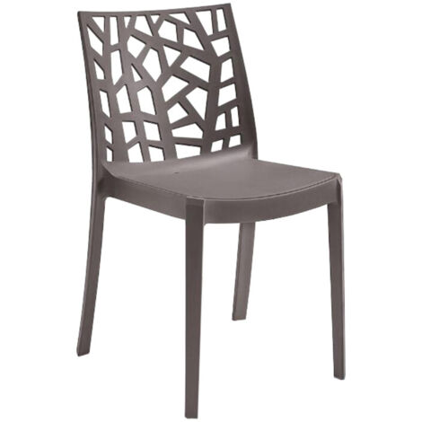 SEDIA RESINA MATRIX TORTORA
