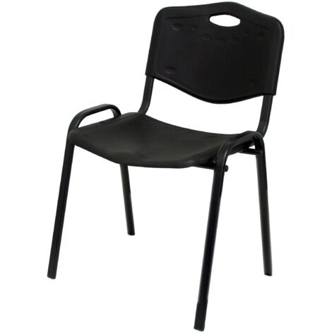 Sedia robledo in plastica nera