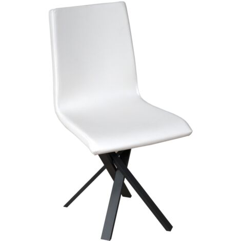 Sedia "Roma" con gambe in legno color antracite per arredamento casa -Grigio