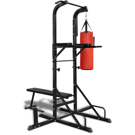 Sedia Romana da Palestra con Sacco da Pugilato