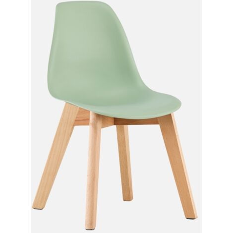 Sedia scandinava per bambini in legno di faggio
