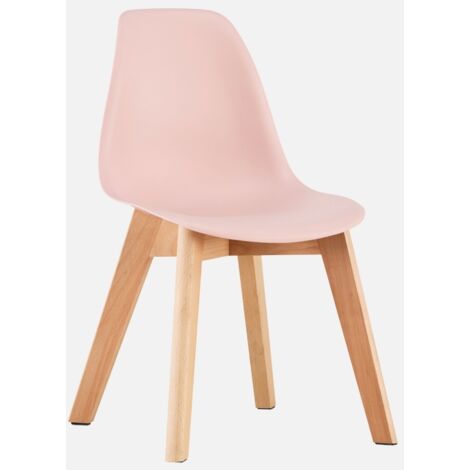 Sedia scandinava per bambini in legno di faggio