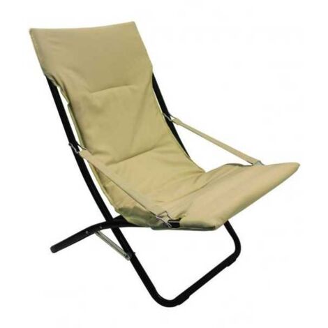 Sedia Sdraio Imbottita Blinky Canapone Relax colore Beige