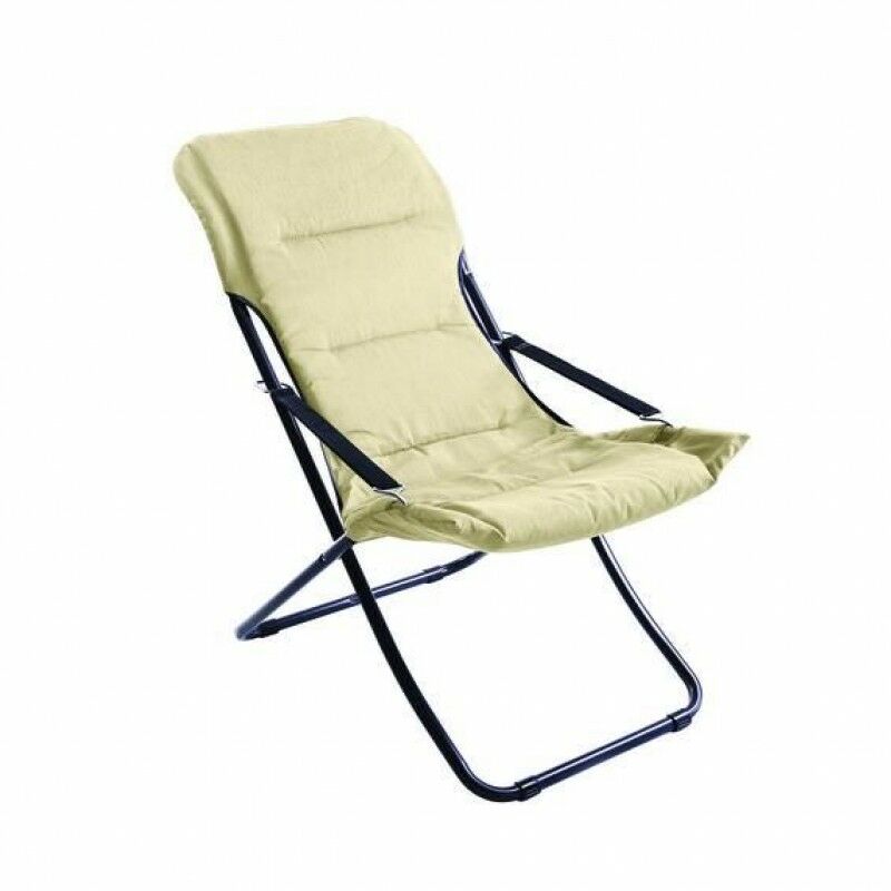 Set 2 Poltrone Sdraio Imbottite Per Esterno - Grigio Scuro, Schienale Regolabile, Lega Acciaio - Foto 9