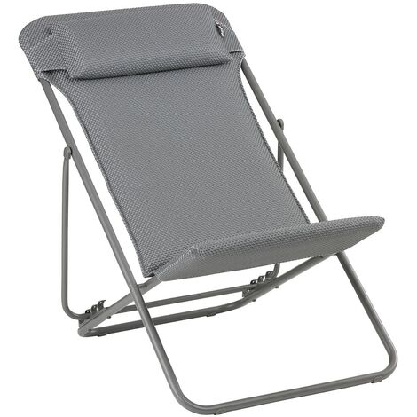 Sedia Sdraio MAXI TRANSAT PLUS BeComfort LaFuma LFM5175 Silver
