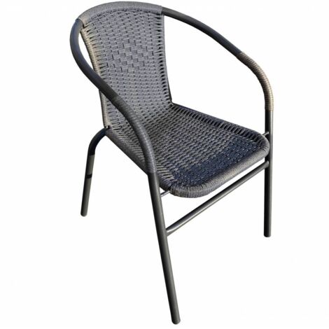SEDIA SPRITZ METALLO/RATTAN