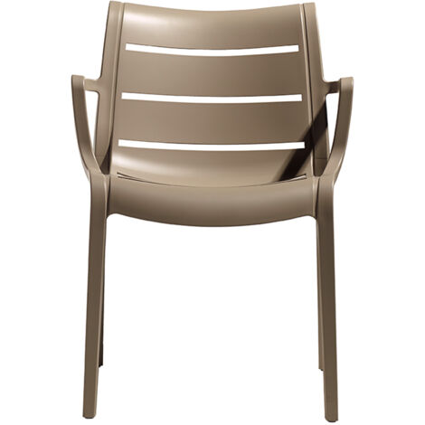 Sedia Sunset TORTORA S-CAB Poltrona Impilabile in Tecnopolimero Rinforzato Uso Interno/Esterno Elegante e Robusta – Made in Italy