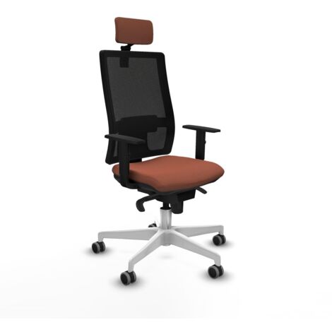 Sedia Ufficio con Poggiatesta Horna Piqueras y Crespo 1D026G2 Marrone