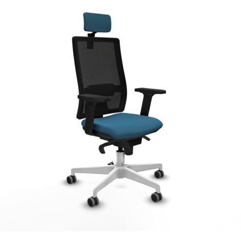 Sedia Ufficio con Poggiatesta Horna Piqueras y Crespo 2D026G2 Verde petrolio