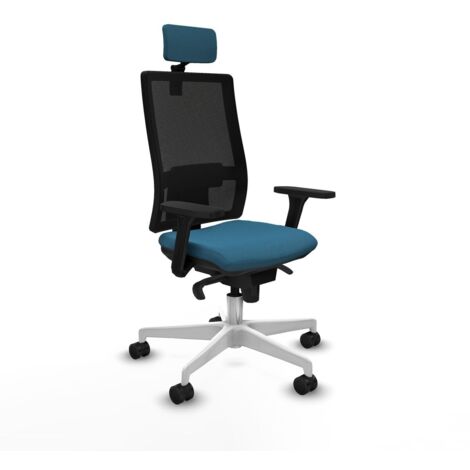 Sedia Ufficio con Poggiatesta Horna Piqueras y Crespo 3D026N2 Verde petrolio