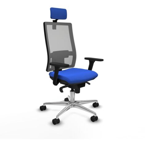 Sedia Ufficio con Poggiatesta Horna Piqueras y Crespo 3D086N2 Azzurro