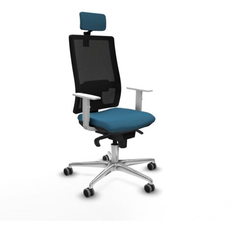 Sedia Ufficio con Poggiatesta Horna Piqueras y Crespo 4B086G2 Verde petrolio