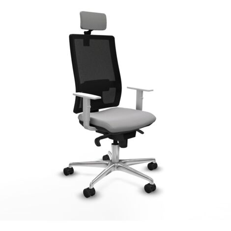 Sedia Ufficio con Poggiatesta Horna Piqueras y Crespo 4B086N2 Grigio chiaro