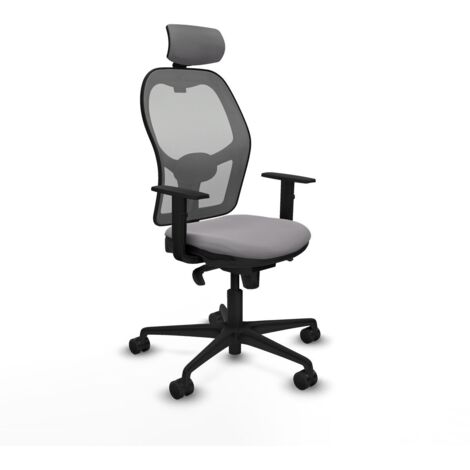 Sedia Ufficio con Poggiatesta Jorquera Piqueras y Crespo 1D036N2 Grigio