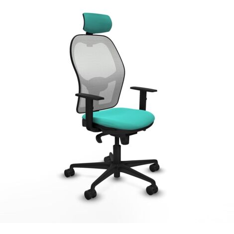 Sedia Ufficio con Poggiatesta Jorquera Piqueras y Crespo 1D036N2 Turchese
