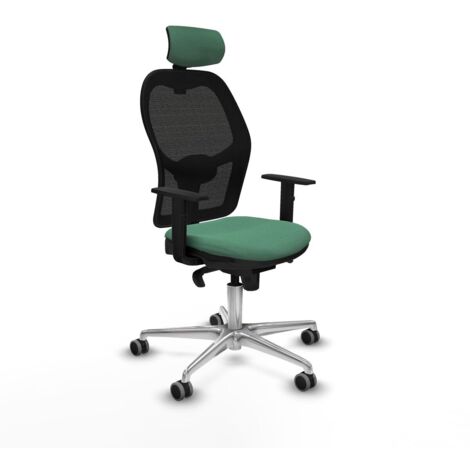 Sedia Ufficio con Poggiatesta Jorquera Piqueras y Crespo 1D086G2 Verde Smeraldo