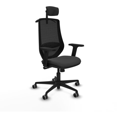 Sedia Ufficio con Poggiatesta Mardos Piqueras y Crespo D036G2H Grigio scuro