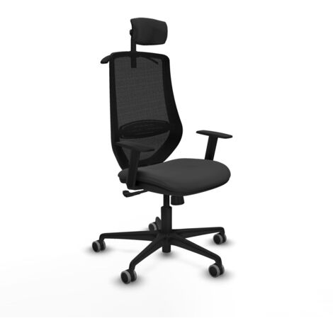 Sedia Ufficio con Poggiatesta Mardos Piqueras y Crespo D036G2H Grigio scuro