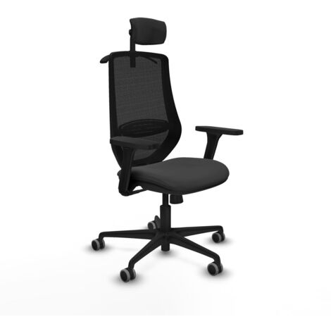 Sedia Ufficio con Poggiatesta Mardos Piqueras y Crespo D036G2H Grigio scuro