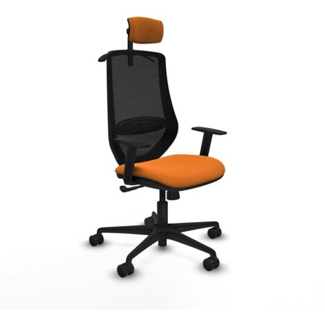 Sedia Ufficio con Poggiatesta Mardos Piqueras y Crespo D036N2H Arancio