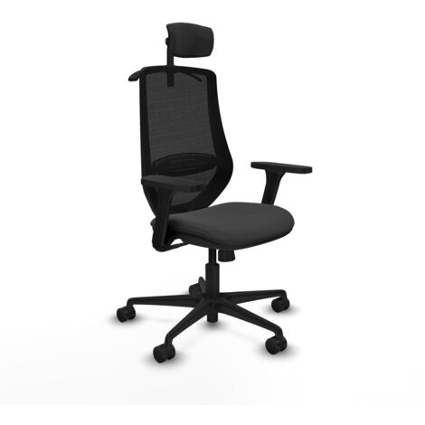 Sedia Ufficio con Poggiatesta Mardos Piqueras y Crespo D036N2H Grigio scuro