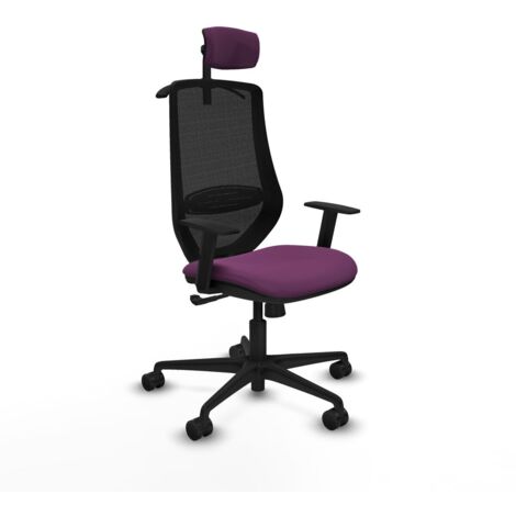 Sedia Ufficio con Poggiatesta Mardos Piqueras y Crespo D036N2H Viola