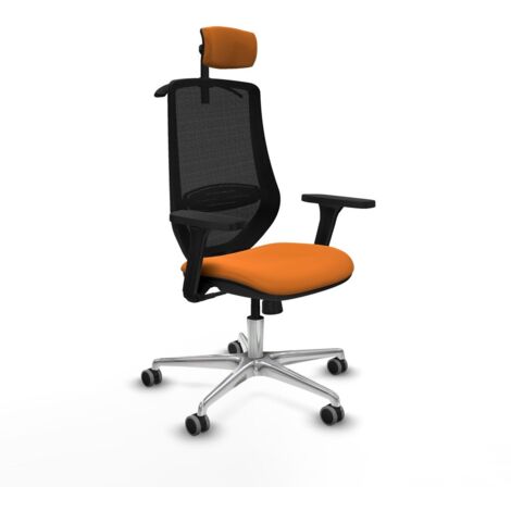Sedia Ufficio con Poggiatesta Mardos Piqueras y Crespo D086G2H Arancio