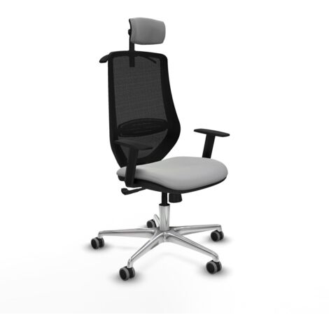Sedia Ufficio con Poggiatesta Mardos Piqueras y Crespo D086G2H Grigio chiaro