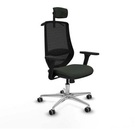 Sedia Ufficio con Poggiatesta Mardos Piqueras y Crespo D086G2H Nero
