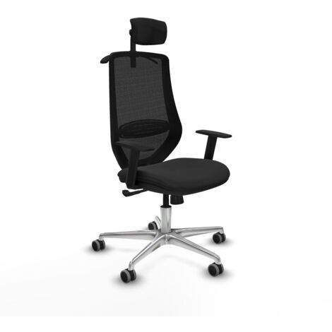 Sedia Ufficio con Poggiatesta Mardos Piqueras y Crespo D086G2H Nero