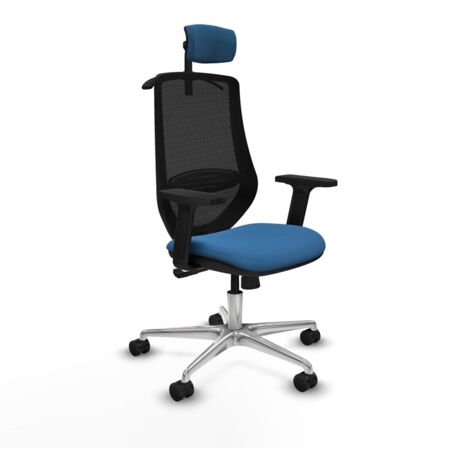 Sedia Ufficio con Poggiatesta Mardos Piqueras y Crespo D086N2H Azzurro Chiaro