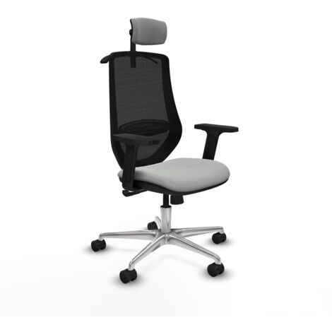 Sedia Ufficio con Poggiatesta Mardos Piqueras y Crespo D086N2H Grigio chiaro