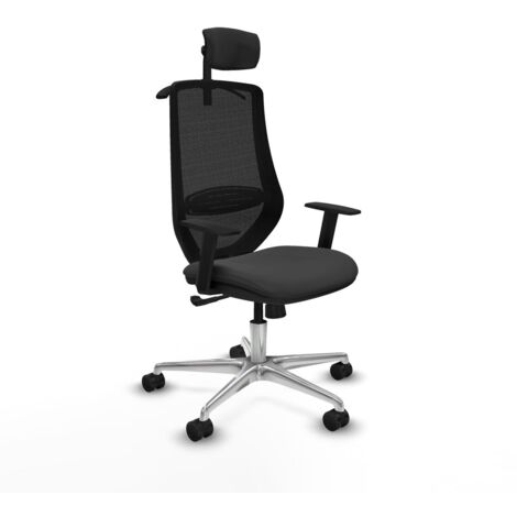 Sedia Ufficio con Poggiatesta Mardos Piqueras y Crespo D086N2H Grigio scuro