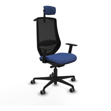 Sedia Ufficio con Poggiatesta Mardos traslack bali Piqueras y Crespo D036G2H Blu Marino