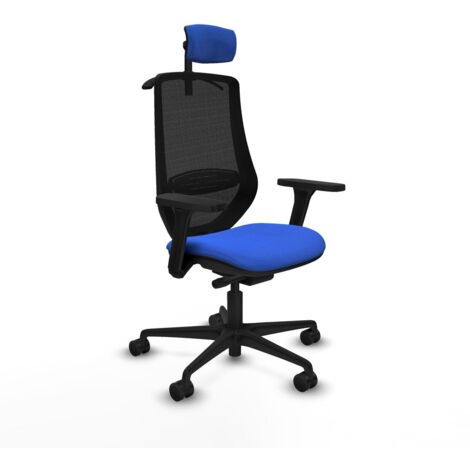 Sedia Ufficio con Poggiatesta Mardos traslack bali Piqueras y Crespo D036N2H Azzurro