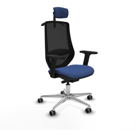 Sedia Ufficio con Poggiatesta Mardos traslack bali Piqueras y Crespo D086G2H Blu Marino
